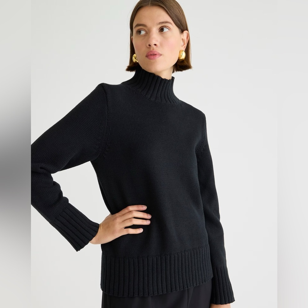 J.Crew Cotton turtleneck sweater